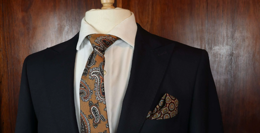 men with paisley tie
