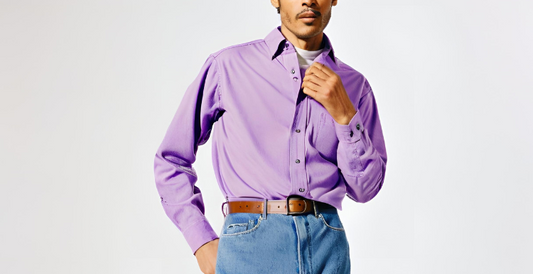 MEN PURPLE SHIRT