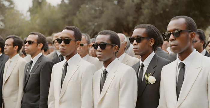 Funeral dress men sales