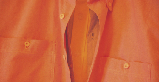 Dark orange button shirt