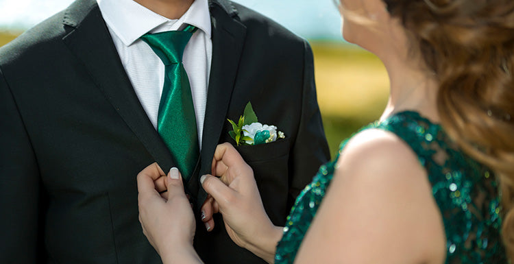 green tie