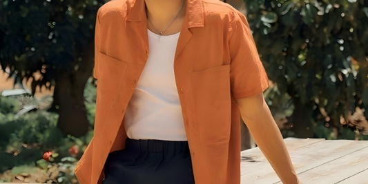 orange shirt