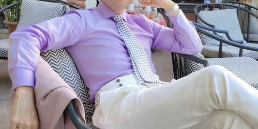 purple shirt