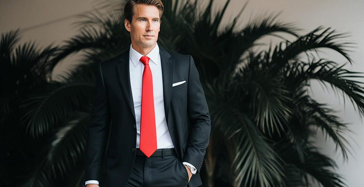 Make a Bold Statement with a Red Tie