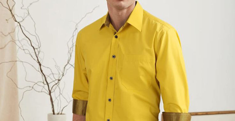 mens yellow dress shirt outfit The Controversial Yellow Shirt Put This On