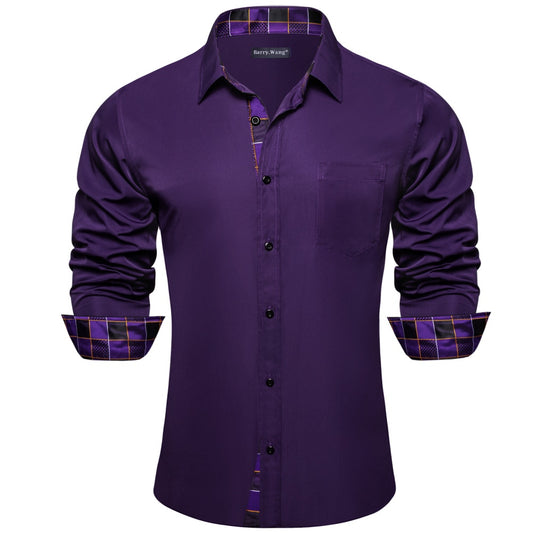 purple t shirt