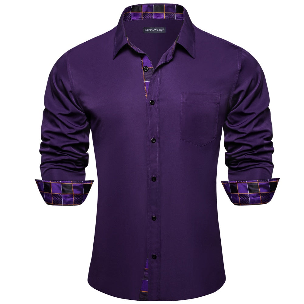 purple t shirt