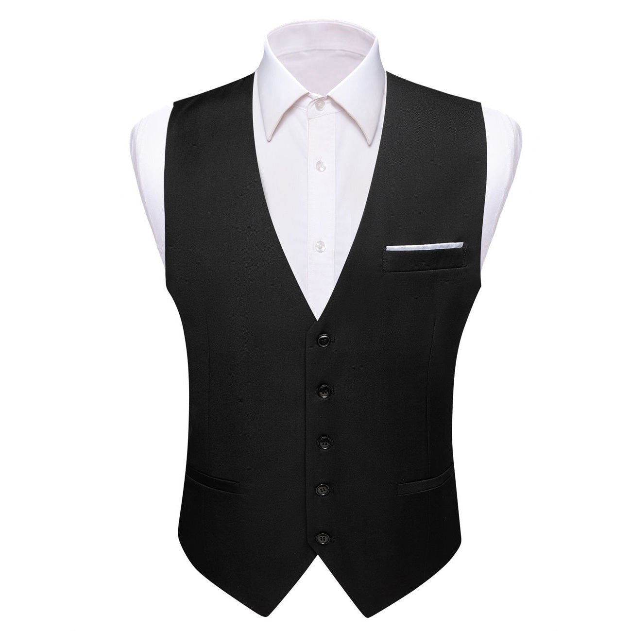 Barry. Wang Mens Black Suit Vest Solid Formal Wedding Dress Waistcoat, 3XL Barry. Wang Mens Black Suit Vest Solid Formal Wedding Dress Waistcoat, 3XL