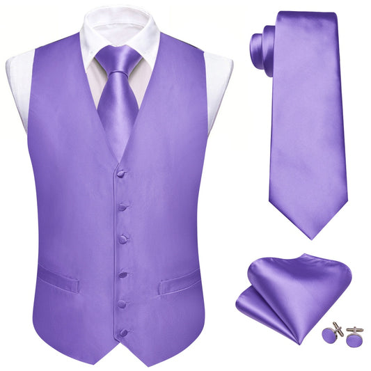mens purple vest