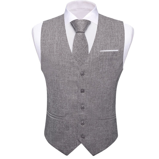 mens grey vest