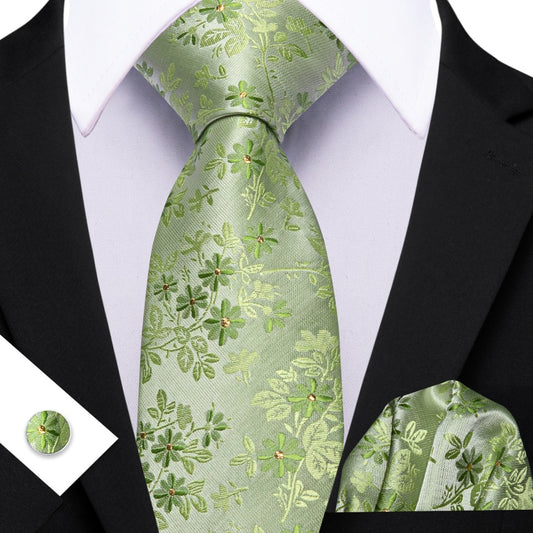 Sage green necktie