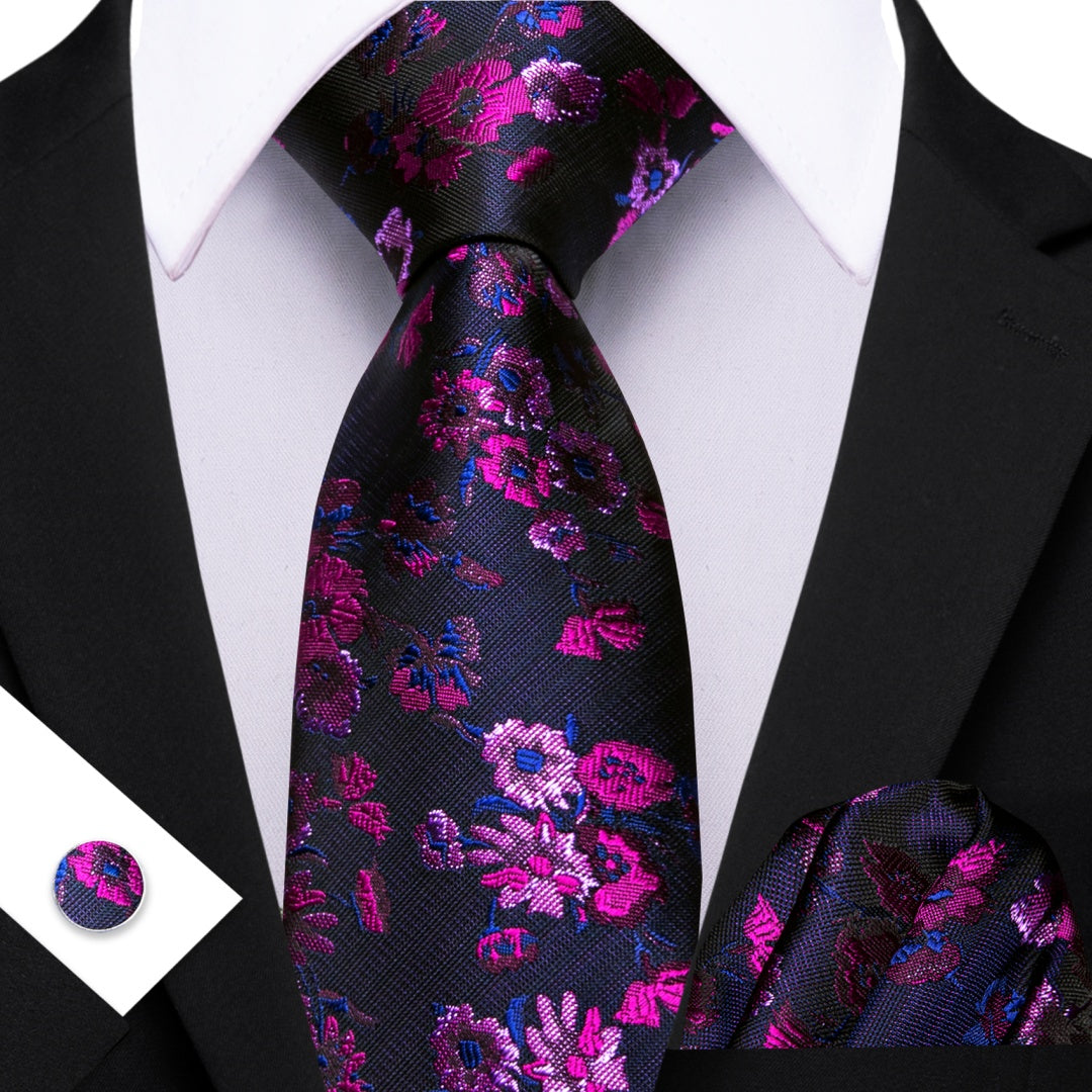 Black necktie