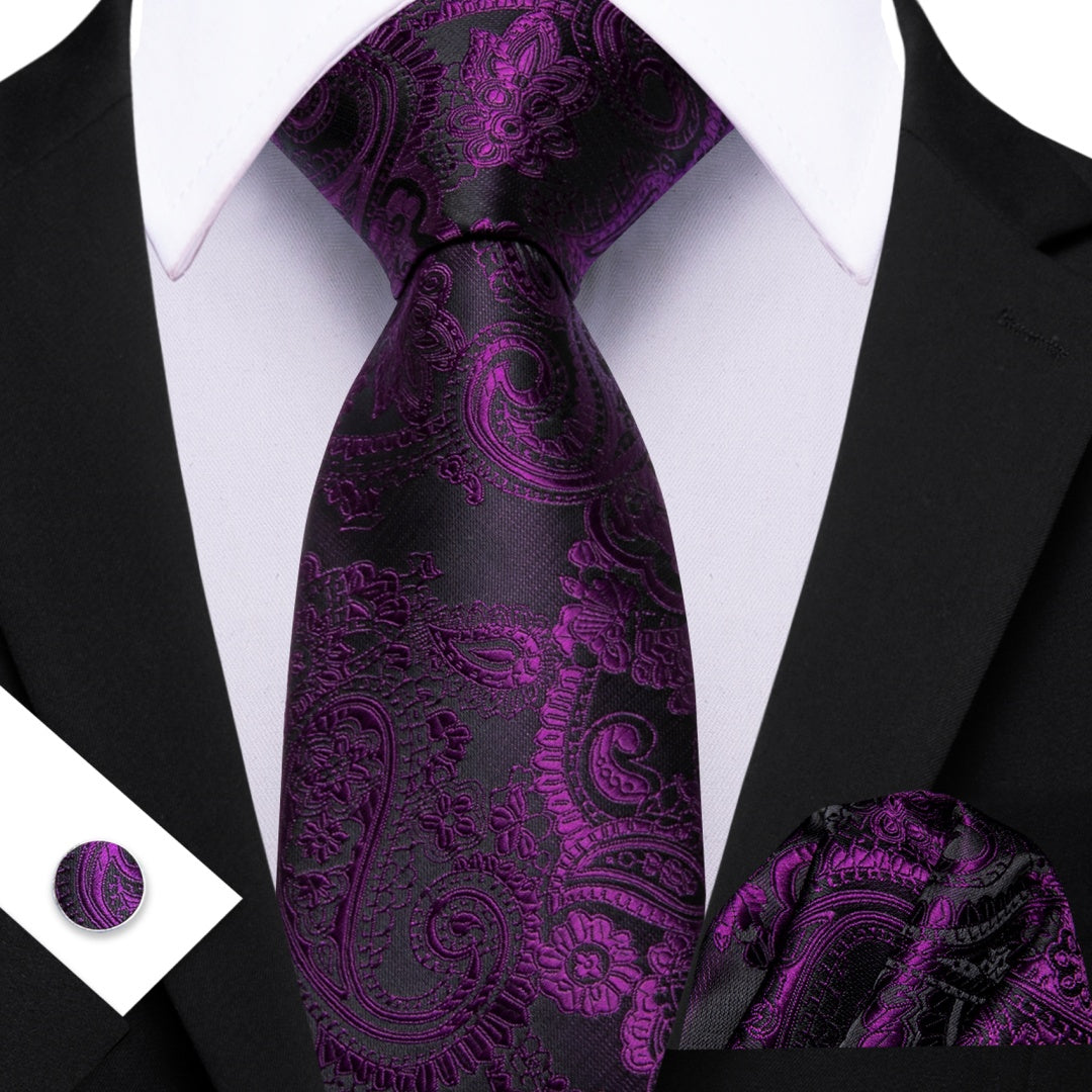 purple necktie
