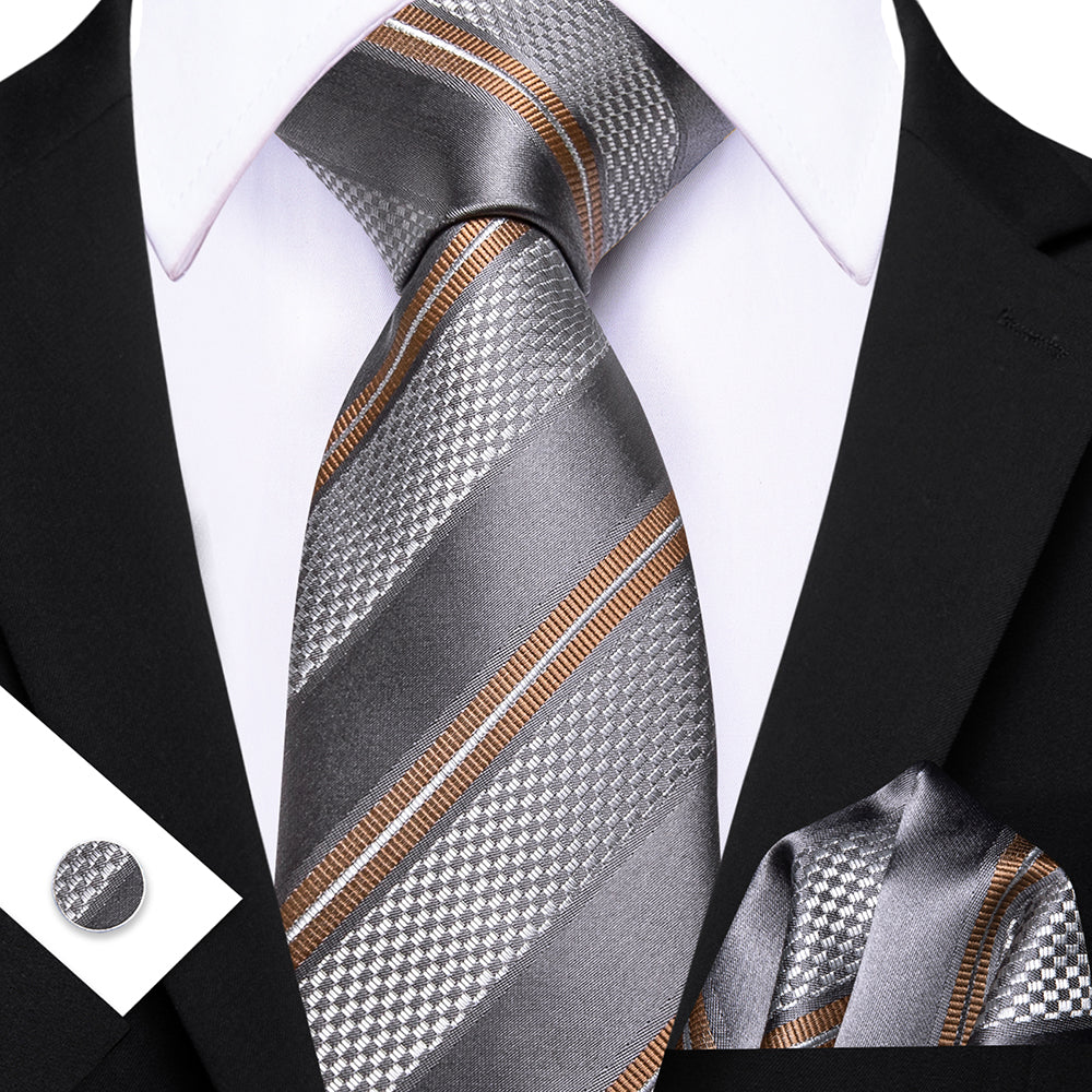 black dress shirt with silver tie Collar Pin, Necktie & Cufflinks , Check out our collection:, https://www.go-stylish.com A great gift idea for grooms Second Life Marketplace - 69