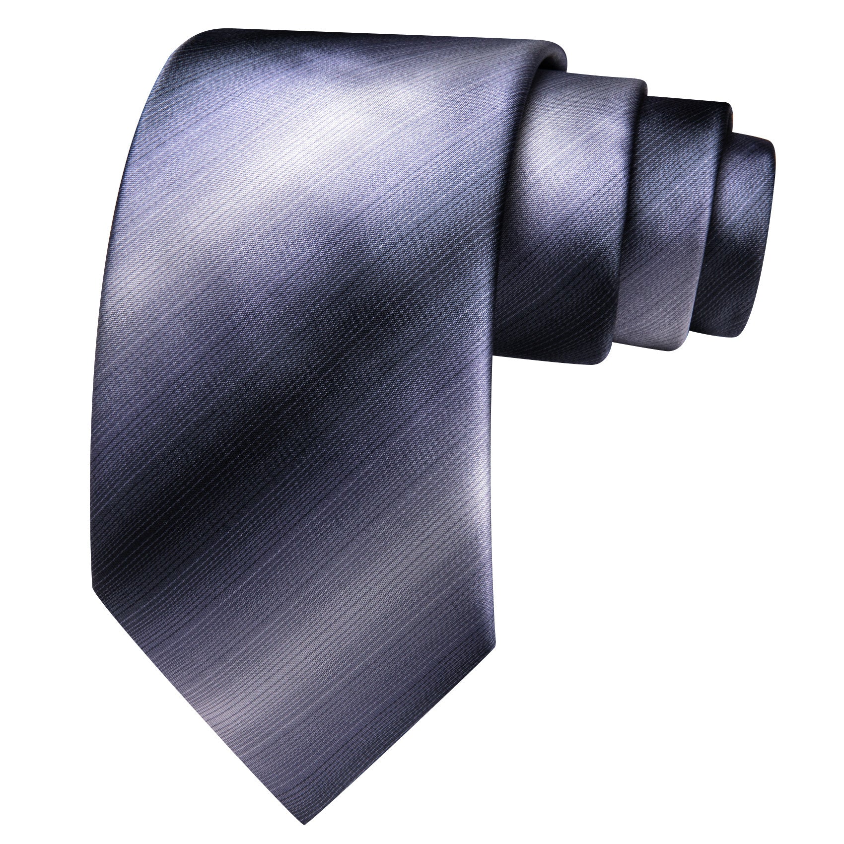 Barry. Wang Striped Tie Grey Mens Business Work Tie Pocket Square Cufflinks Set