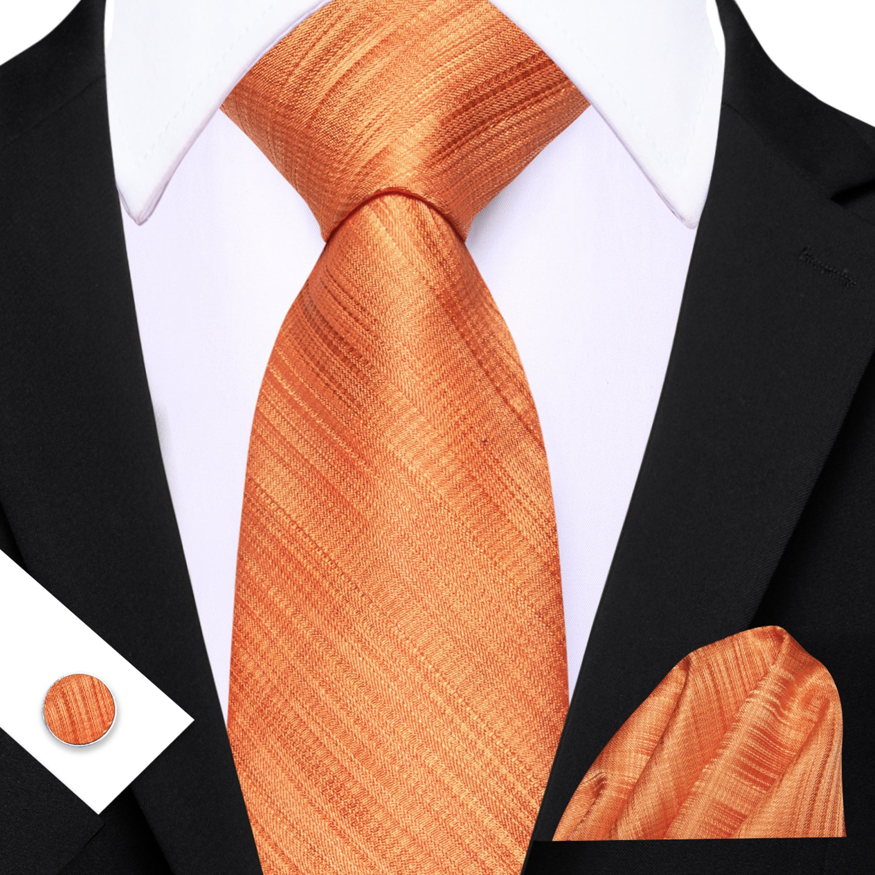 orange tie for men