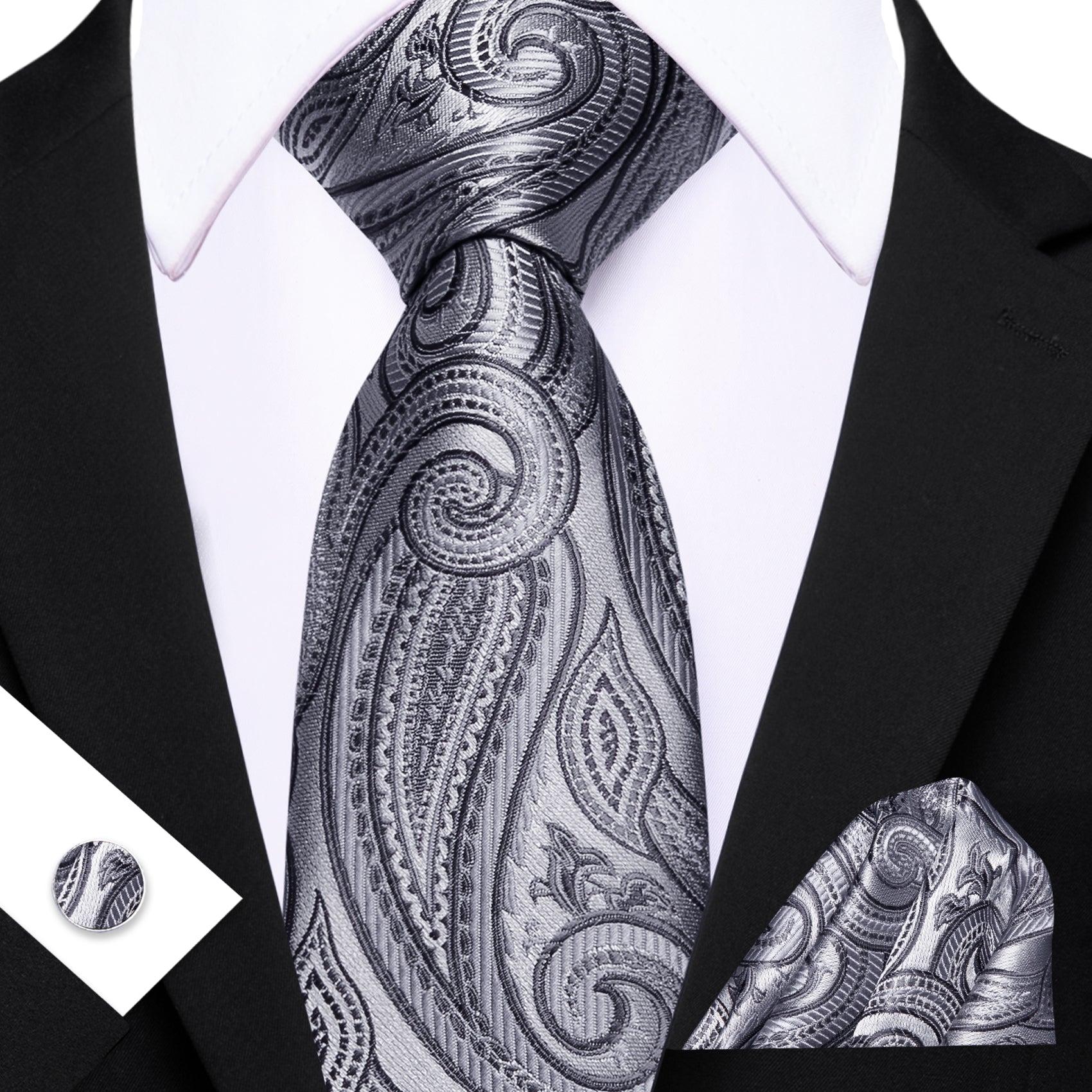 Silver tie