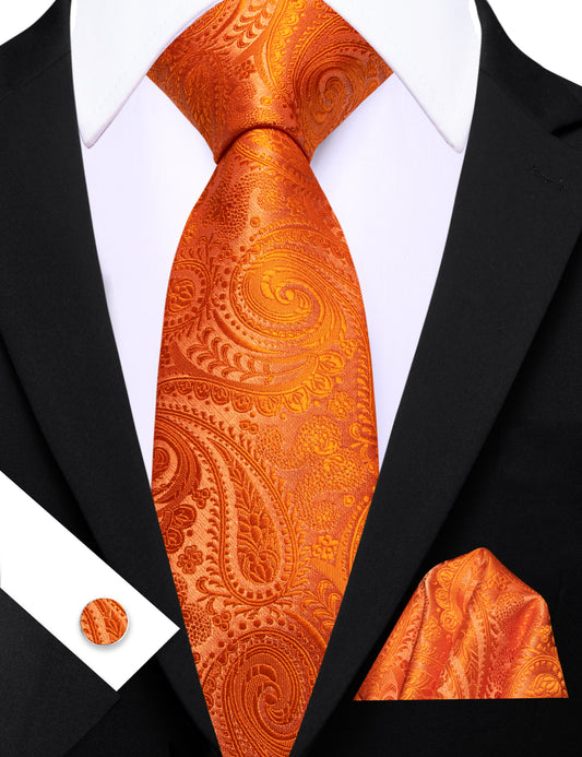 Orange tie