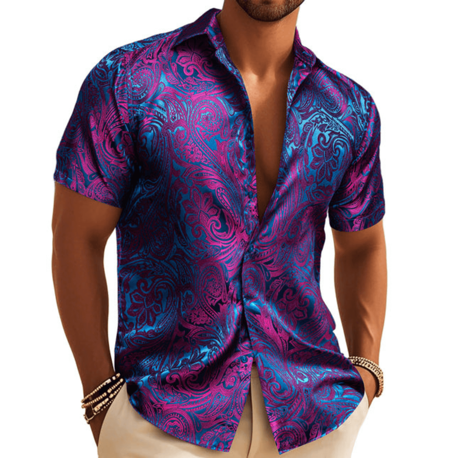 【最終価格】RRR open color satin shirts purple Purple Collared Satin Shirt Women - Etsy