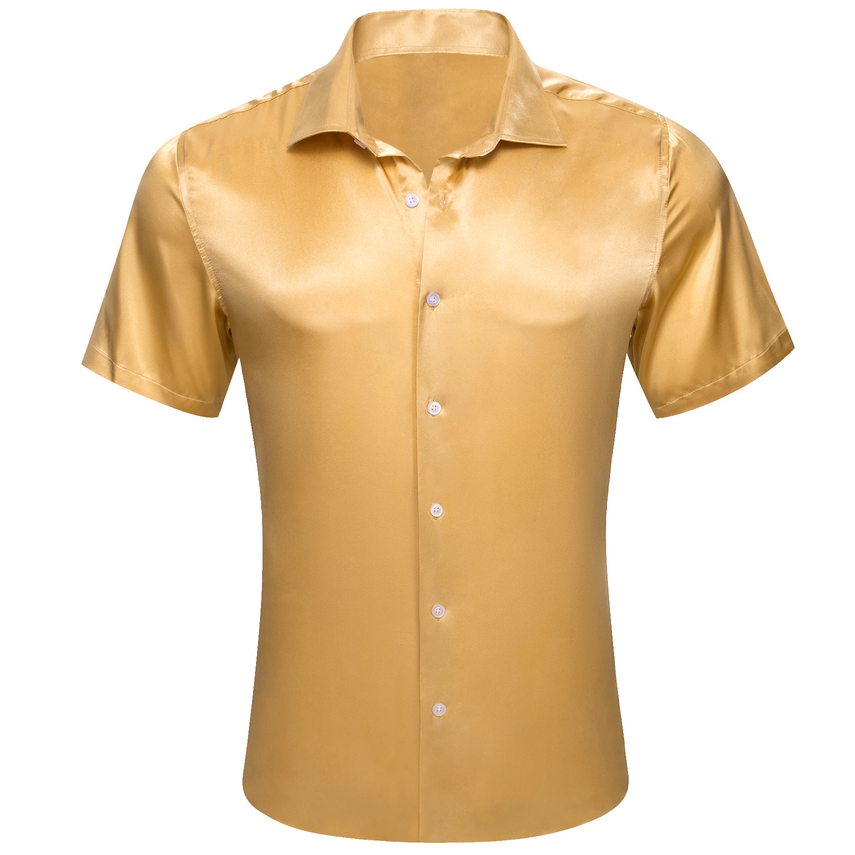 Barry wang gold shirts dress shirt men