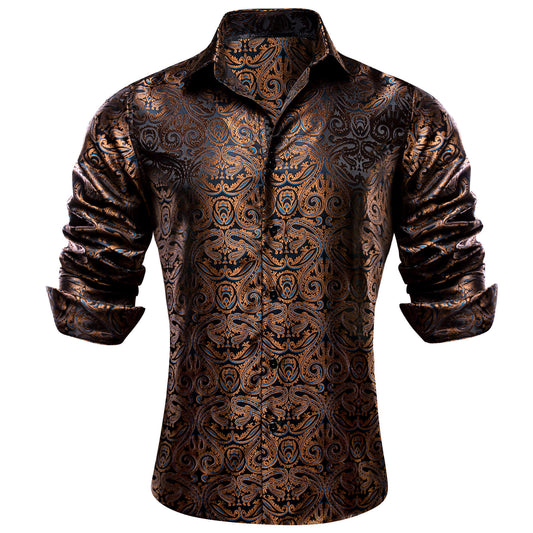 mens shirts. mens big and tall paisley shirts