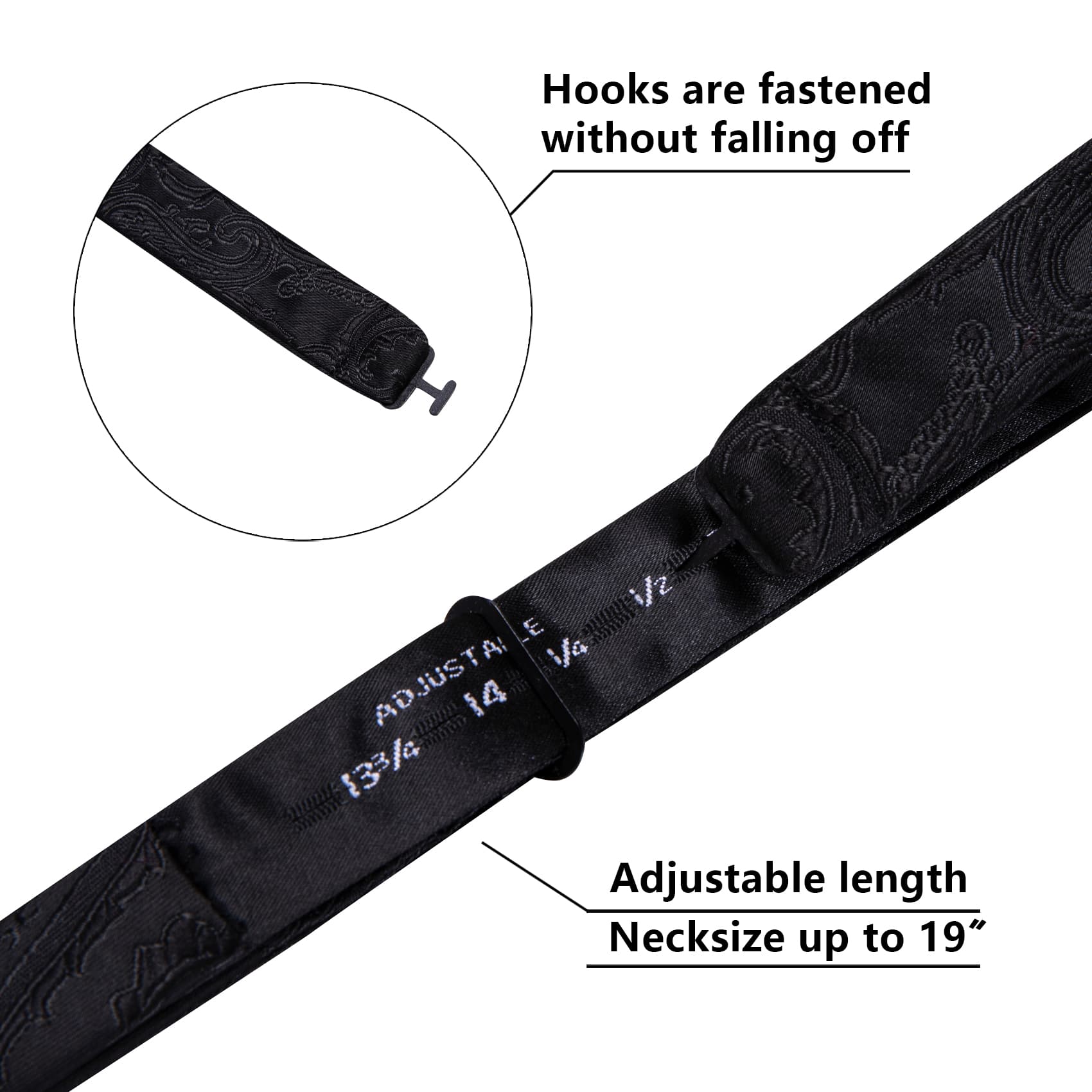 Adjustable length bowtie