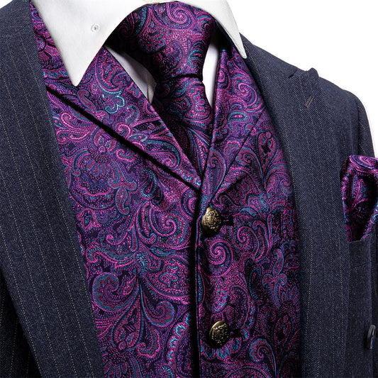 male corset vest purple