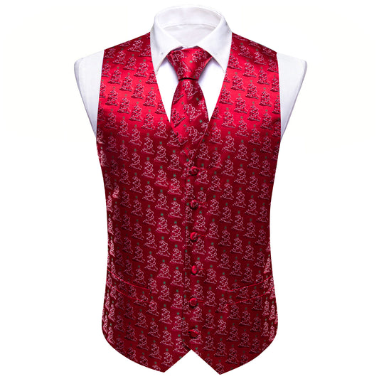 christmas red vest