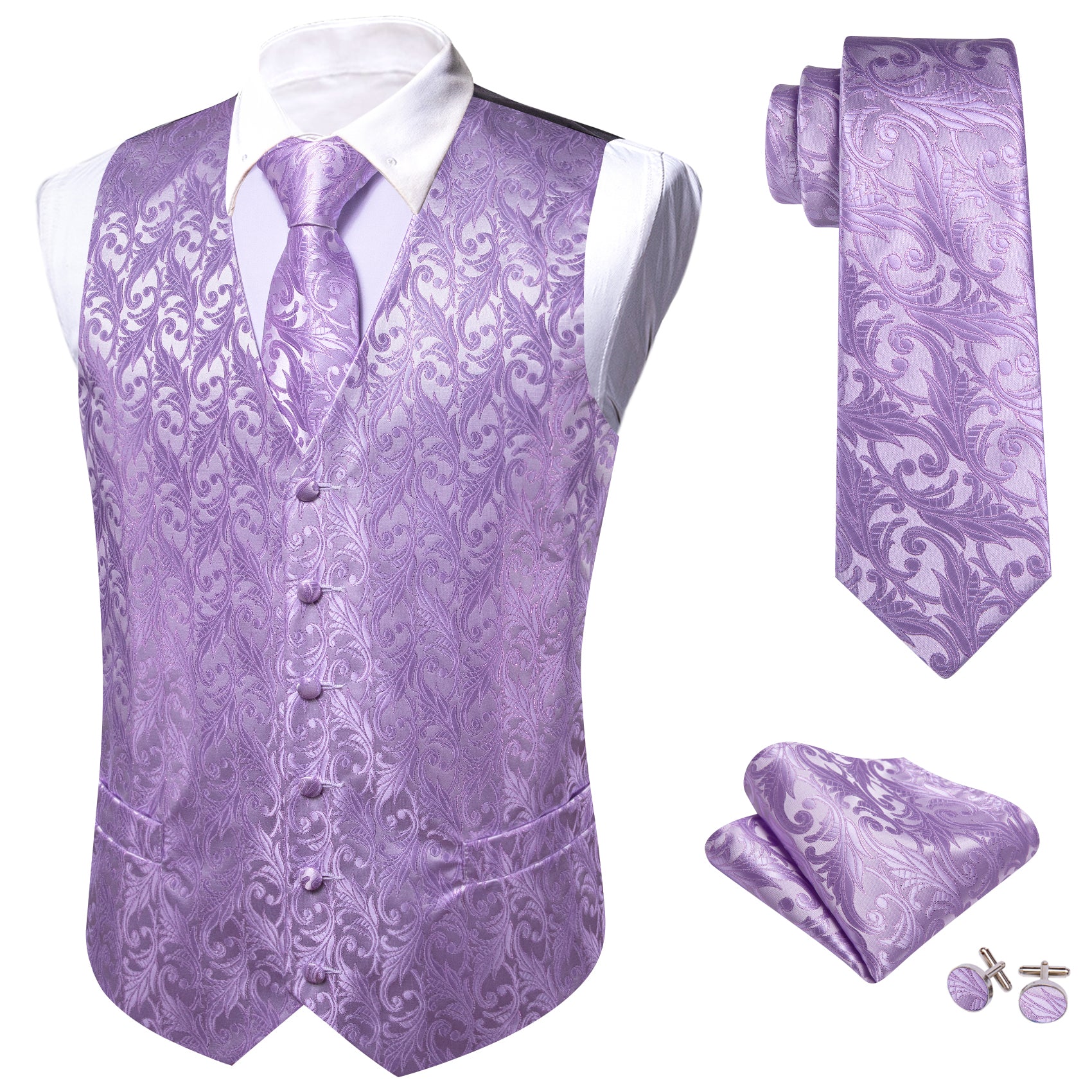 purple work vest tweed vest outfit