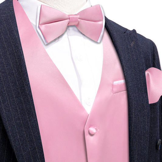 mens pink vest