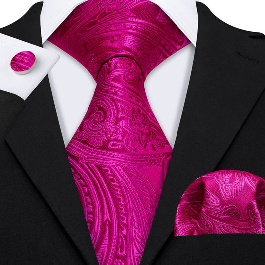 pink floral tie