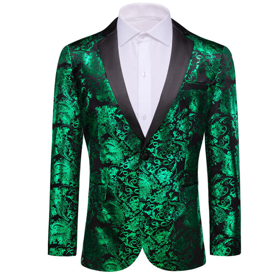 emerald green suit