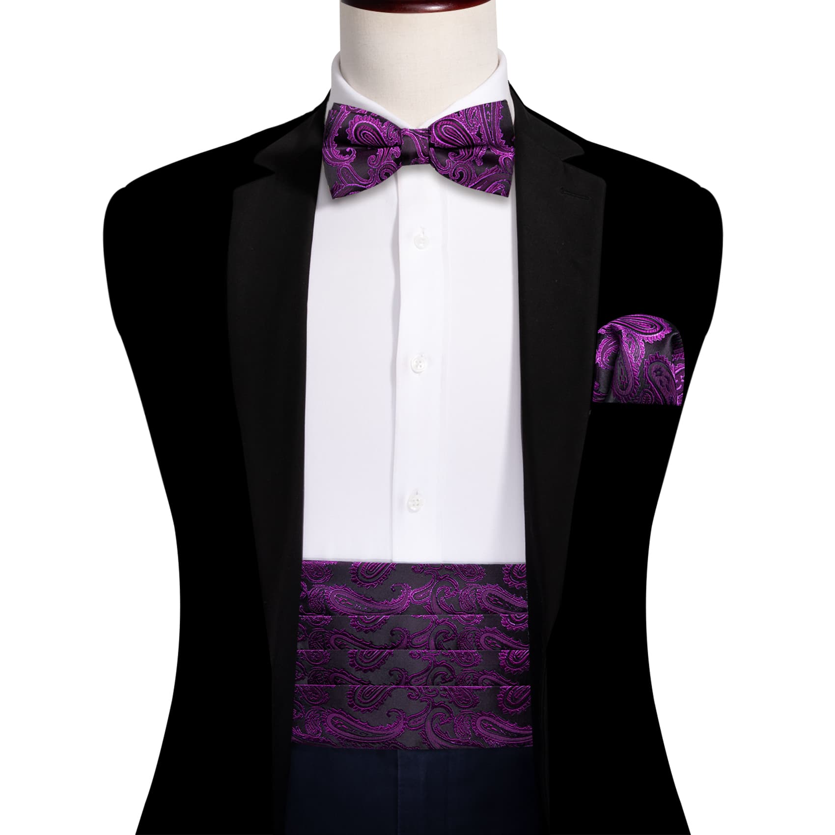 matching bow tie cummerbund