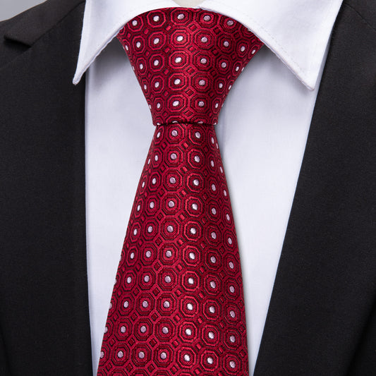 red skinny ties