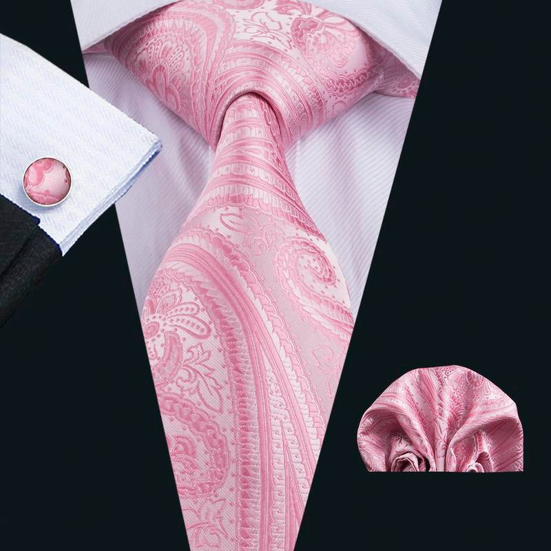 Pink Paisley Tie