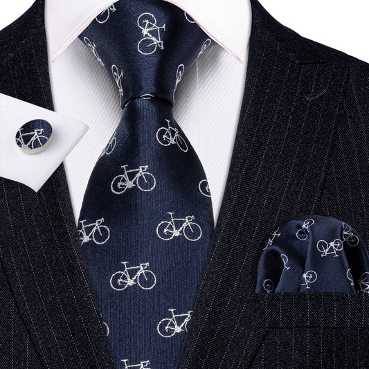 Black suir Mignight blue necktie