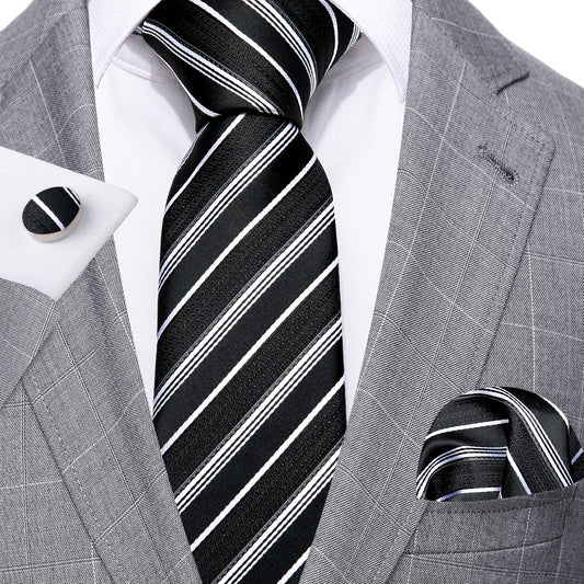 long black tie