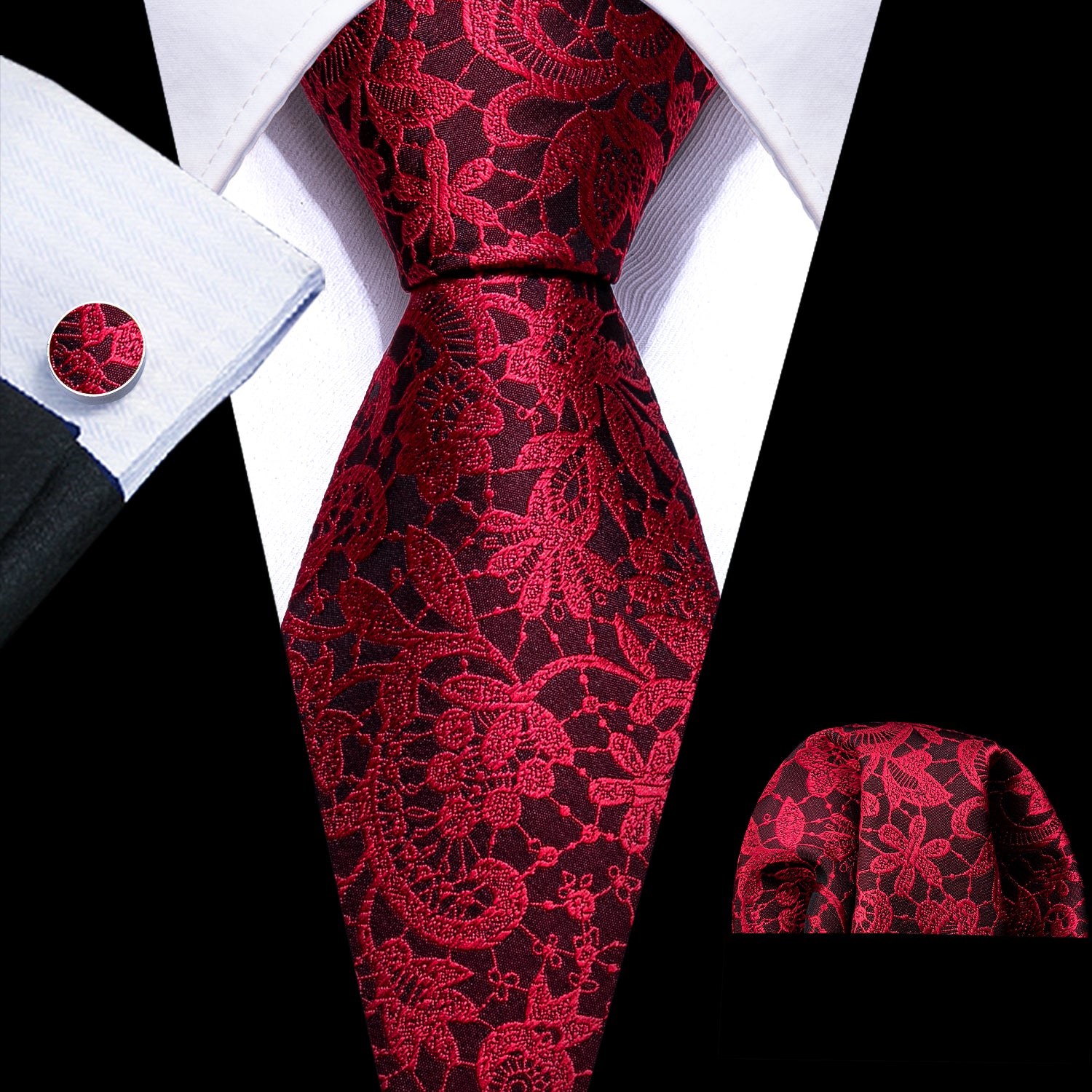 red tie pattern