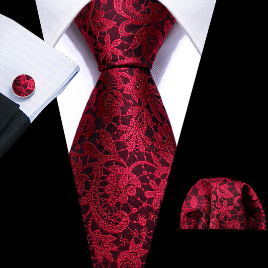 red tie pattern