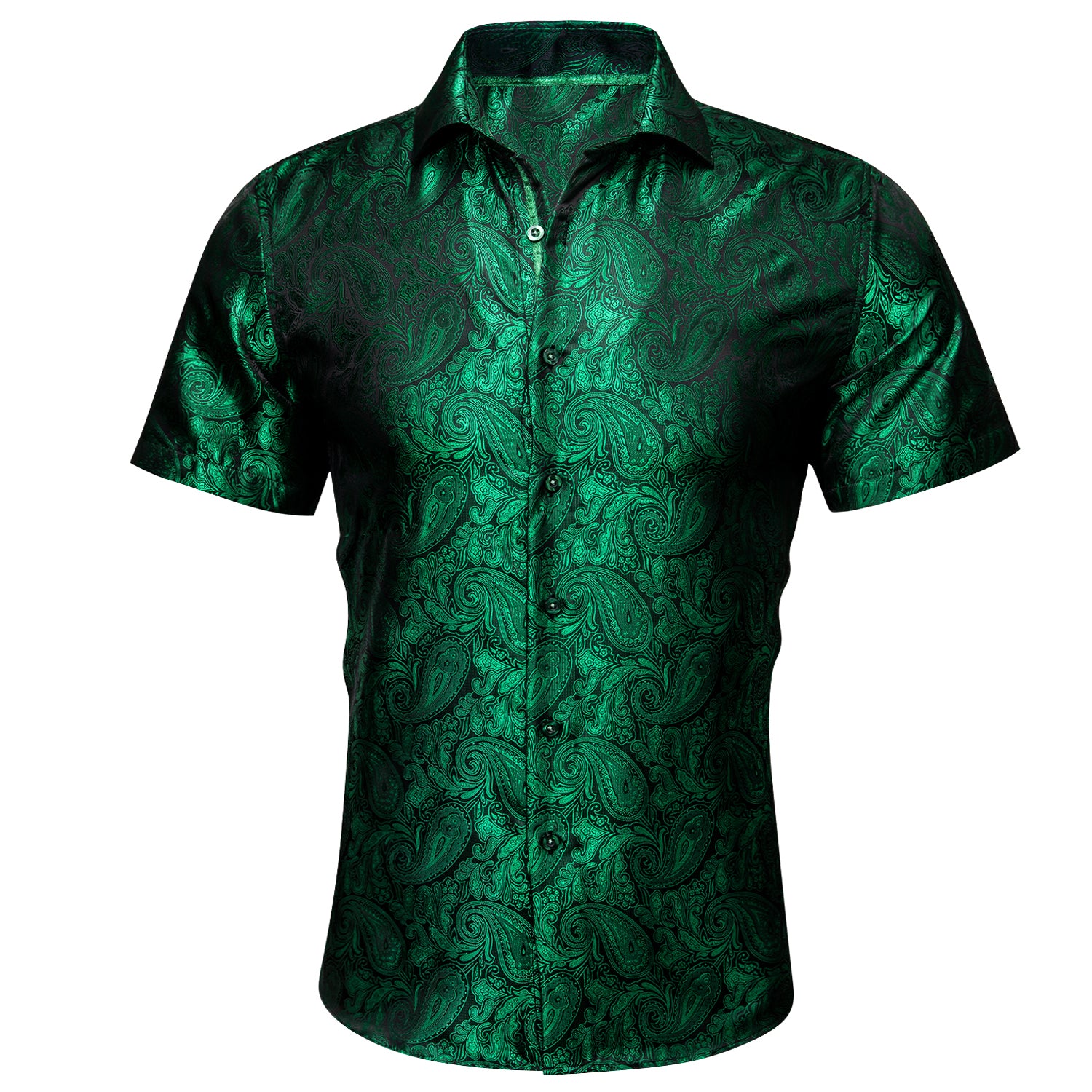 men's shirts fitted green shirts