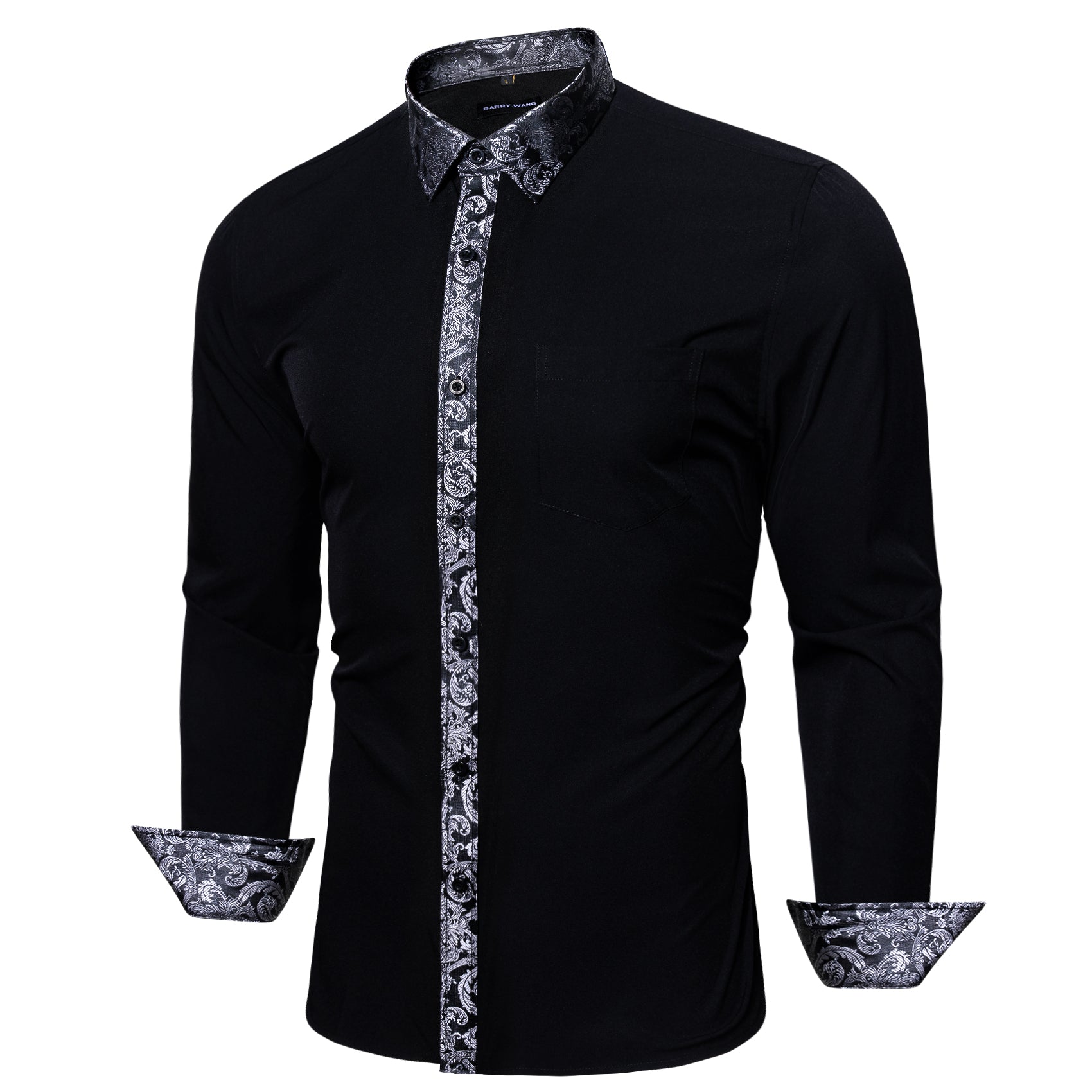 black long sleeve shirt
