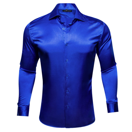 royal blue shirt