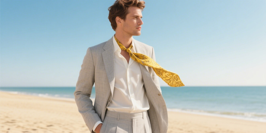 yellow tie