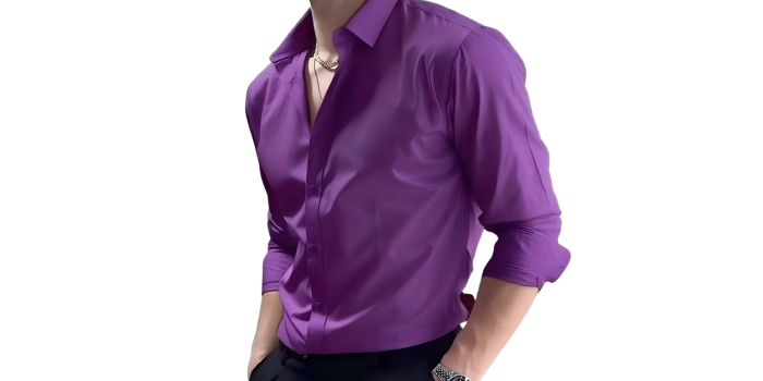 A Complete Guide to Purple Shirts for Men: Styles, Shades & Pairings ...