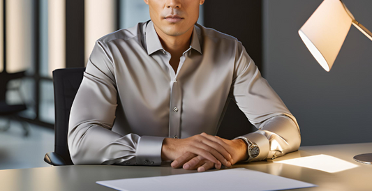 mens grey shirt jacket