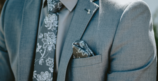 Floral Ties in Weddings: From Bold to Subtle Patterns