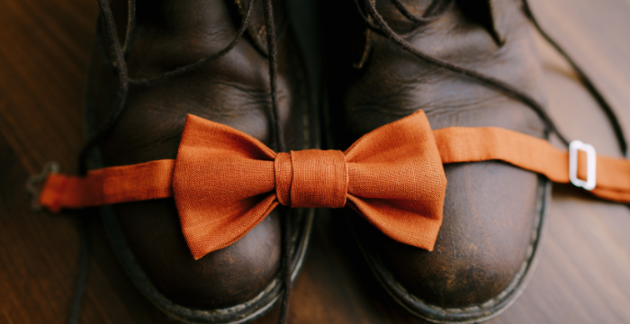 orange bowtie