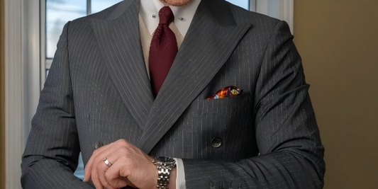 burgundy tie