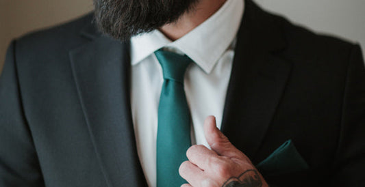 emerald green necktie