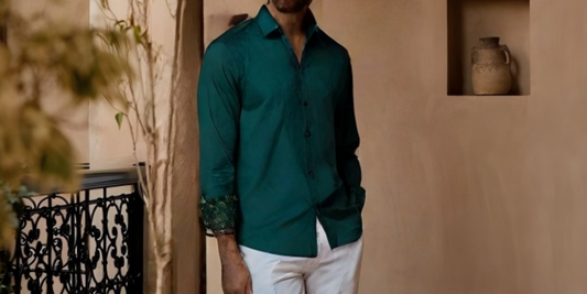 green shirt